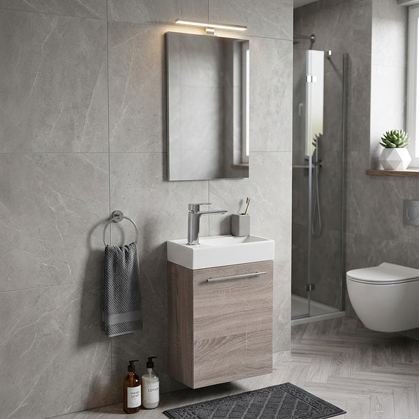 Leziter Masca chiuveta baie Fantastic 40 cu lavoar, stejarului York