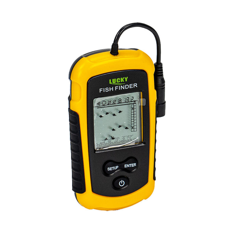 Leziter Set radar sonar Lucky Fish cu rază de acțiune de 183 m