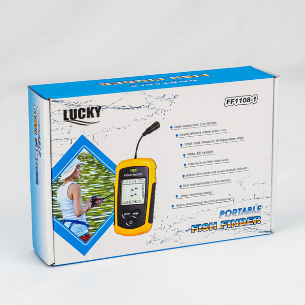 Leziter Set radar sonar Lucky Fish cu rază de acțiune de 183 m