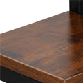 Suport pentru flori, 79x69x24 cm, negru/maro inchis – 6 rafturi, cadru metalic, design modern