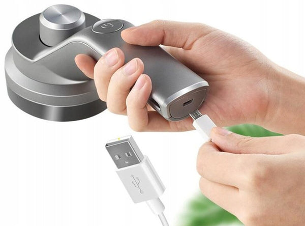 Aparat de curatat scame, 3 trepte, afisaj LCD, incarcare USB, pentru toate tipurile tesaturi