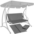 Husa din panza pentru leagan de gradina, 160x100 cm, gri – material impermeabil