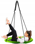 Leagan tip cuib Sersimo G-Line, 100cm, inaltime reglabila, 150 kg, Galben Negru