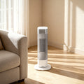 Leziter Ventilator coloană electric de răcire-încălzire Alizee 1000W / 2000W cromat