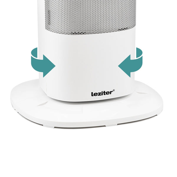 Leziter Ventilator coloană electric de răcire-încălzire Alizee 1000W / 2000W cromat