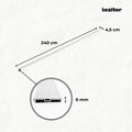 Leziter Înlocuitor de pardoseală din vinil SPC stejar Hradok 2400x45x6 mm