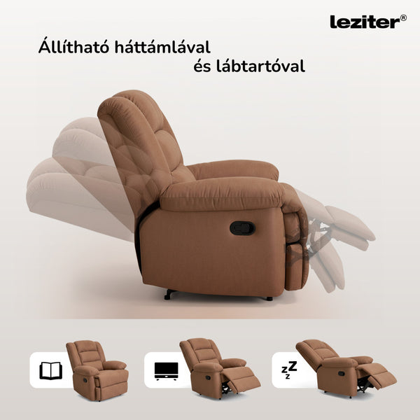 Leziter Relaxare manuală fotoliu reclinabil fotoliu reclinabil