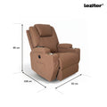 Leziter Scaun electric de masaj Relaxa balansoar și pivotant