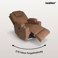 Leziter Scaun electric de masaj Relaxa balansoar și pivotant