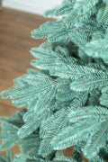 Brad artificial Christmas Deluxe by Sersimo, Laponia Select argintiu, integral 3D, 230cm