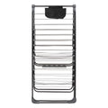 Suport rufe pliabil Atmosphera Mojave cu aripi, otel, 125x60x160 cm, gri