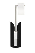 Suport hartie igienica 5Five Colors, otel, 15x60 cm, negru
