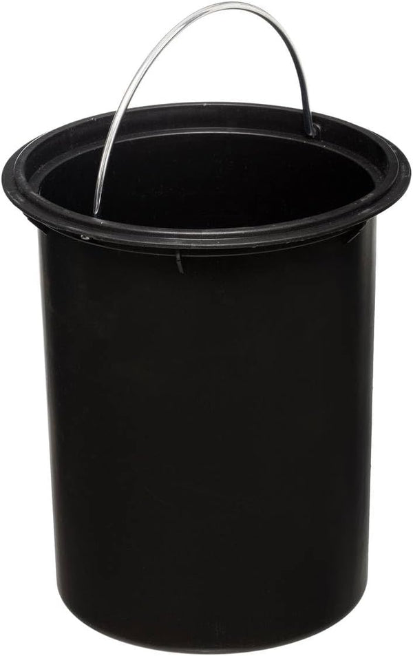 Cos gunoi 5Five Modern Color cu capac bambus si sistem soft-close, otel, polipropilena si bambus, 3L, 22x17x23 cm, alb