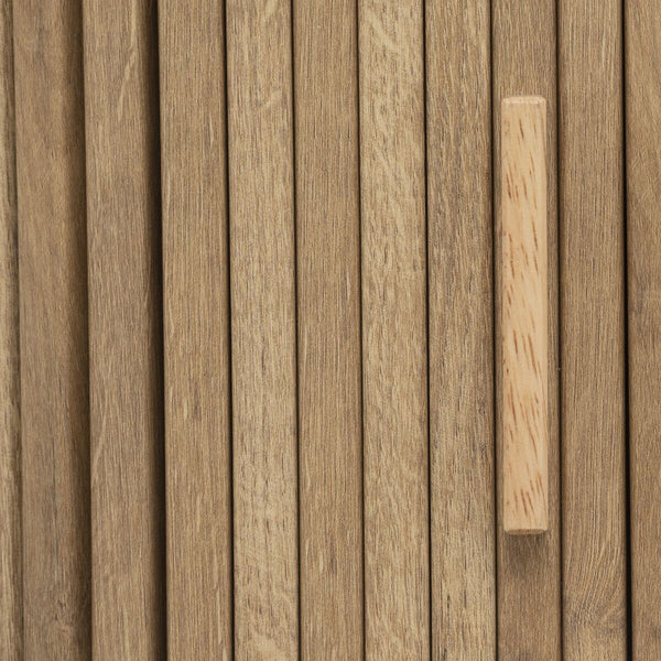 Masuta de cafea Atmosphera Colva cu 2 usi glisante, MDF si otel, 120x60x41 cm, bej