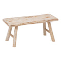 Atmosphera Woody bancuta decorativa din lemn de plop, stil natural, 70x26x31 cm, bej