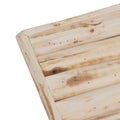 Atmosphera Woody bancuta decorativa din lemn de plop, stil natural, 70x26x31 cm, bej