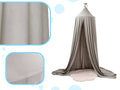 Baldachin suspendat tip cort 70x290 cm, decor camera copii, cu set montaj, gri