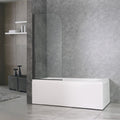 Leziter Paravan de baie Eva 70x140 cm Negru