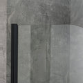 Leziter Paravan de baie Eva 70x140 cm Negru