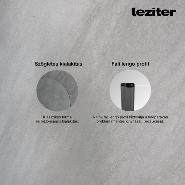 Leziter Paravan de baie Eva 78x140 cm