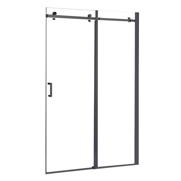Leziter Ușă de duș Bold cu role 130x195 cm negru