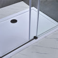 Leziter Ușă de duș Bold cu role 130x195 cm negru