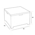 Leziter City Large 8 seater set de mobilier de grădină maro