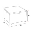 Leziter Set mobilier de grădină City cu 5 locuri, maro