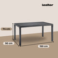 Leziter Set de mobilier de grădină Venus IV cu 6 locuri, grafit