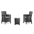 Leziter Set mobilier de grădină Lima Balcon, grafit