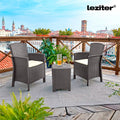 Leziter Fotoliu Lima din ratan artificial, cappuccino