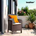 Leziter Fotoliu Lima din ratan artificial, cappuccino