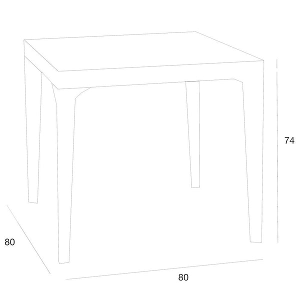 Leziter Rimer 4+1 set de mobilier de grădină grafit