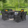 Leziter Set mobilier de grădină Odima 6+1, grafit