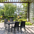 Leziter Set mobilier de grădină Pauli 4+1, grafit