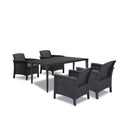 Leziter Set mobilier de grădină Venus III cu 4 locuri, grafit