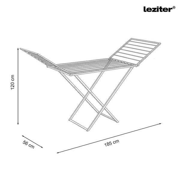 Homelux Uscător de rufe 185x56x120 cm alb