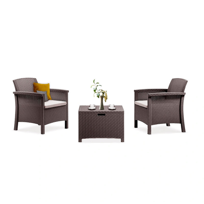 Leziter Set mobilier de grădină Venus Balcon, maro