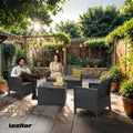 Leziter Set de mobilier de grădină Venus II cu 5 locuri, grafit