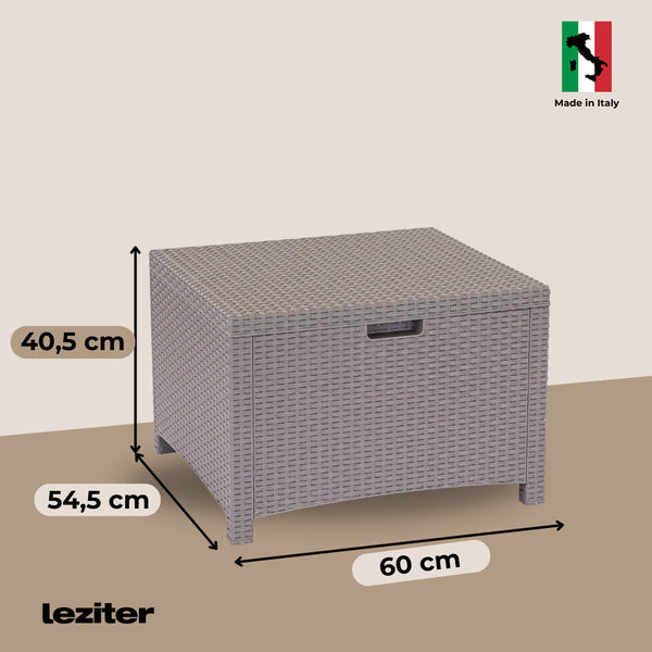 Leziter Set de mobilier de grădină Venus Big cu 6 locuri, maro