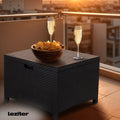 Leziter Set de mobilier de grădină Venus cu 4 locuri, culoare cappuccino