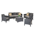 Leziter Venus Large V 7 locuri set de mobilier de grădină grafit