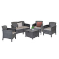 Leziter Venus II Big 5 locuri set de mobilier de grădină grafit