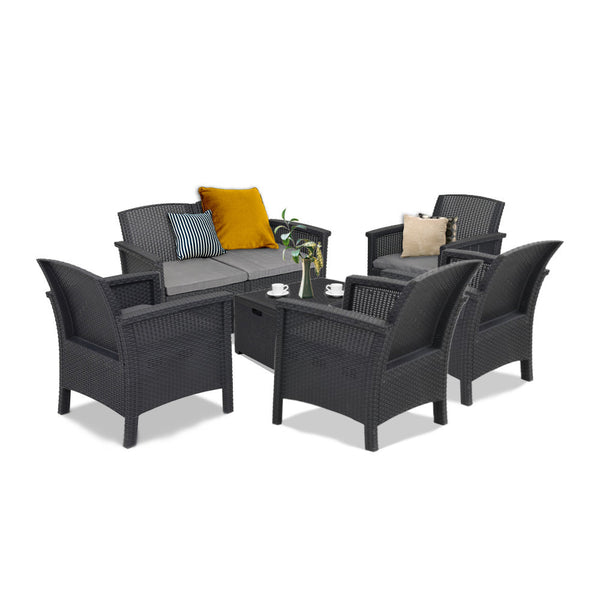 Leziter Set de mobilier de grădină Venus II Big cu 6 locuri