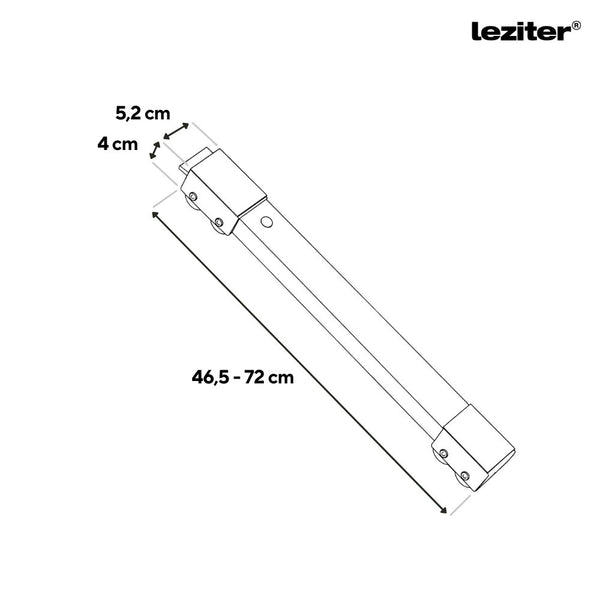 Leziter Kit pentru mutarea mobilei cu ridicare pivotantă 150 kg