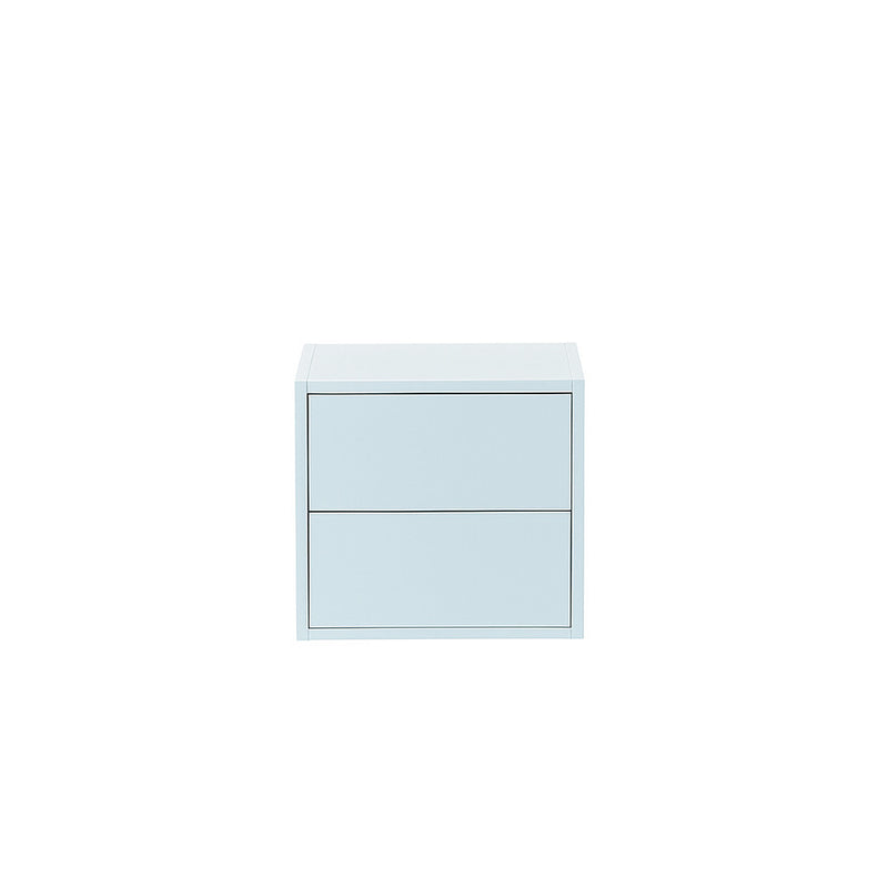 Leziter Boxie 2 sertare dulap de perete 40x40x37 cm albastru