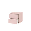 Leziter Boxie 2 sertare dulap de perete 40x40x37 cm roz