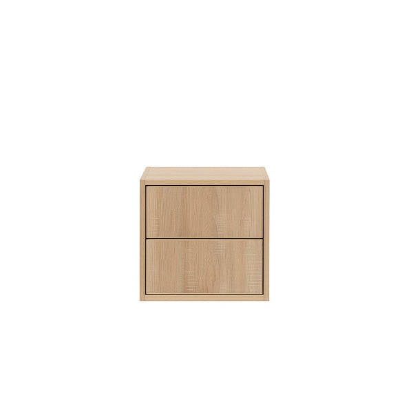 Leziter Boxie dulap de perete cu 2 sertare 40x40x37 cm stejar sonoma