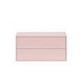 Leziter Boxie 2 sertare dulap de perete 40x80x37 cm roz