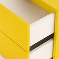 Leziter Boxie 2 sertare dulap de perete 40x80x37 cm galben